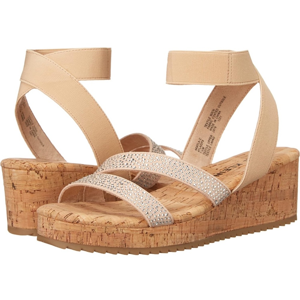 Anne Klein sandal in natural, NWB, size 10.5